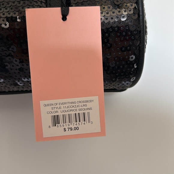 Juicy Couture Black Sequin Crossbody Bag - Picture 2 of 6